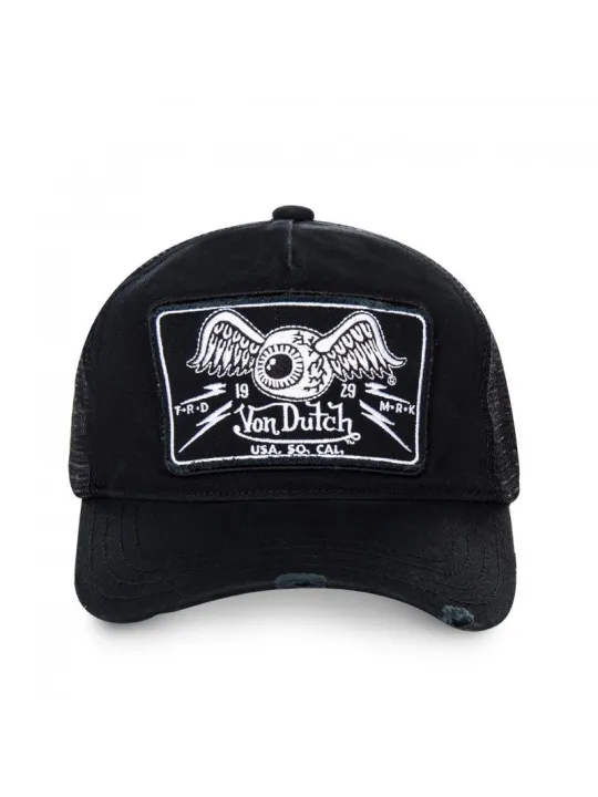 Casquette Black Von Dutch Flying Eye Men'S Trucker Hat - Von Dutch