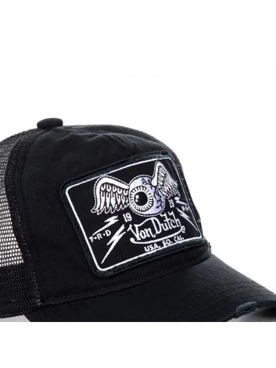 Casquette Black Von Dutch Flying Eye Men'S Trucker Hat - Von Dutch