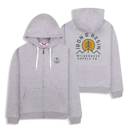 Sweat Sun Up Zip - Iron & Resin