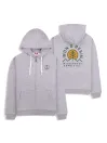 Sweat Sun Up Zip - Iron & Resin