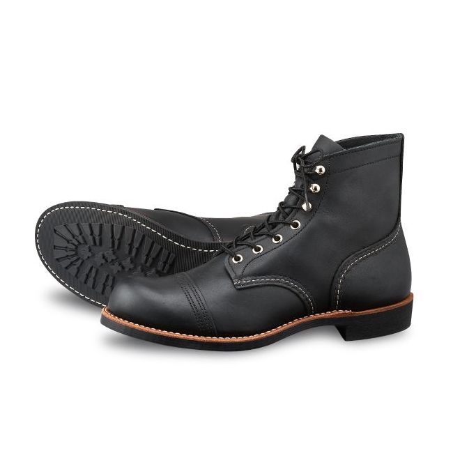Red Wing Shoes Black 8114 Iron Ranger