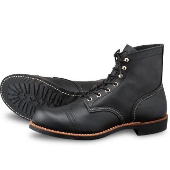 Red Wing Shoes Black 8114 Iron Ranger