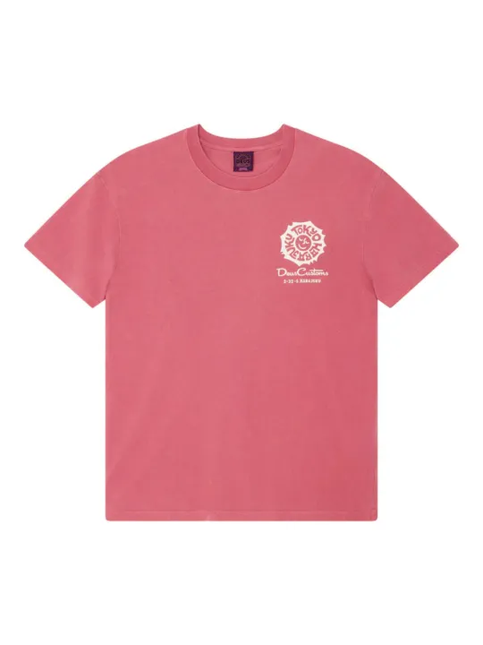 T-Shirt Tokyo Address Tee Melon Red - Deus Ex Machina
