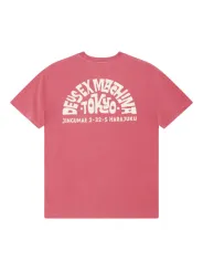 T-Shirt Tokyo Address Tee Melon Red - Deus Ex Machina