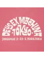 T-Shirt Tokyo Address Tee Melon Red - Deus Ex Machina