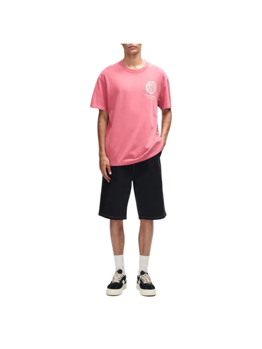 T-Shirt Tokyo Address Tee Melon Red - Deus Ex Machina