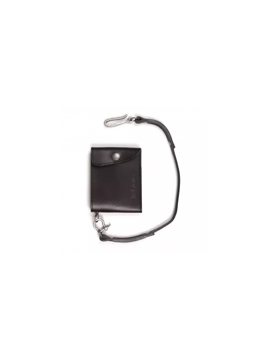 Monedero Mini Cartera de cuero + Lace Negro PM-HELSTONS
