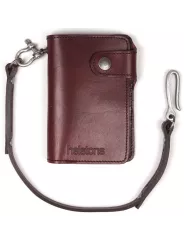 Portefeuille Moon Wallet Cuir + Lacet - Helstons