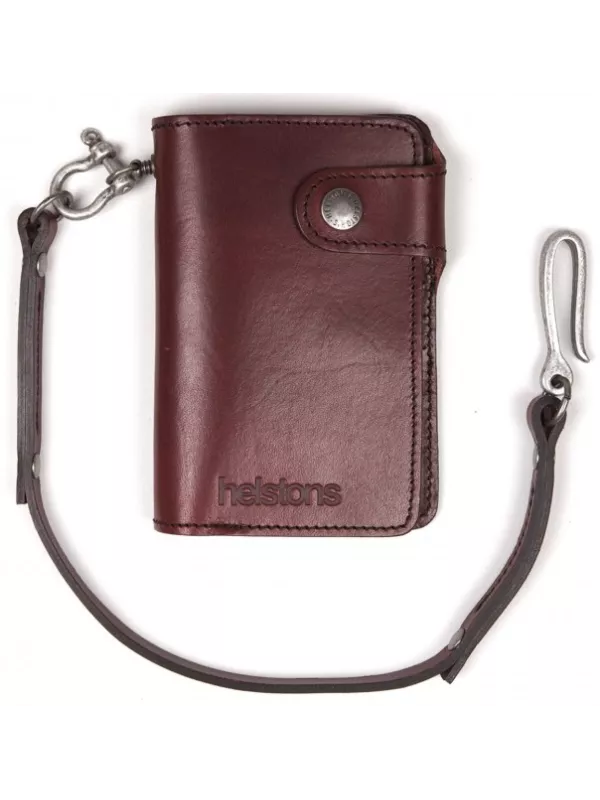 Portefeuille Moon Wallet Cuir + Lacet - Helstons