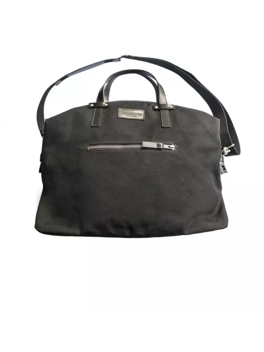 Week-End Medium Textile/Leather Bag - Helstons
