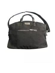 Week-End Medium Textile/Leather Bag - Helstons