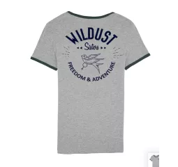 Wildust Damen T-Shirt - Retro Navy