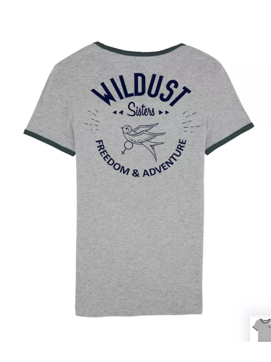 Wildust Damen T-Shirt - Retro Navy