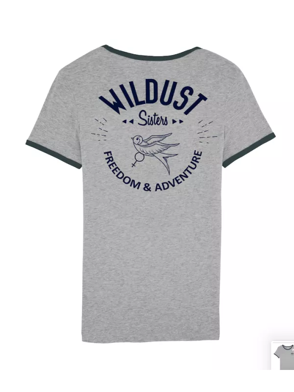 Camiseta mujer WILDUST - Marine retro