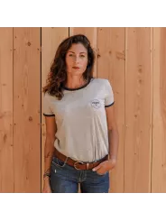 Lady Wildust T-Shirt - Rétro Marine
