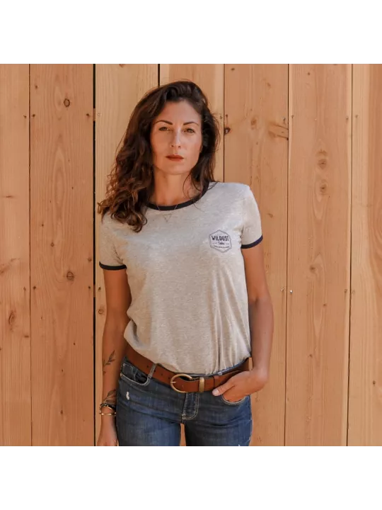 Wildust Damen T-Shirt - Retro Navy