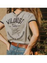 Tshirt Woman WILDUST - Retro Marine
