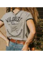 Lady Wildust T-Shirt - Rétro Marine