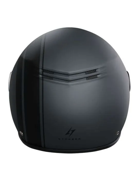 Casque moto jet Ride Solid - Stormer
