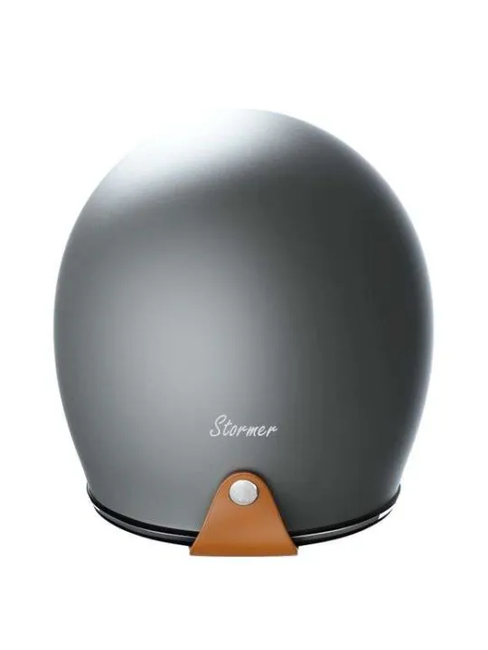 Casque moto jet Quartz solid - Stormer