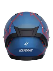 Casque moto intégral Blaster Maverik blue - Stormer