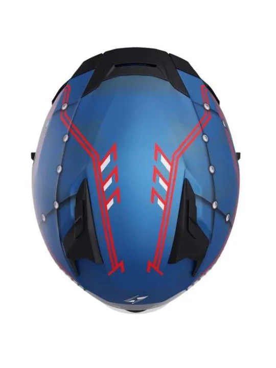 Casque moto intégral Blaster Maverik blue - Stormer