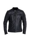 Giacca moto in pelle Technical - John Doe