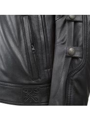 Blouson Moto Cuir Technical - John Doe
