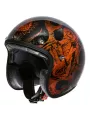 Motorradhelm JET LITTLE CHROMED BD ORANGE - PREMIER