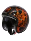 Casque Moto Jet Le Petit Bd Orange Chromed - Premier