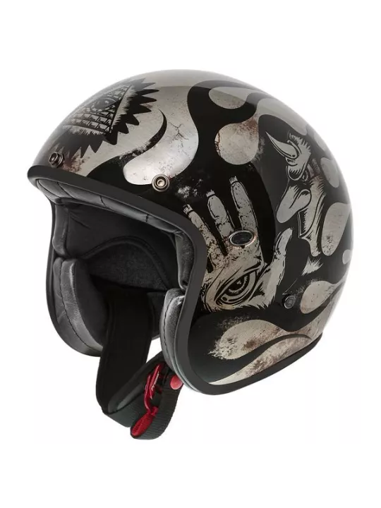 Le Petit Open Face Helmet Titanium Bd - Premier