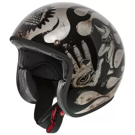 Le Petit Open Face Helmet Titanium Bd - Premier
