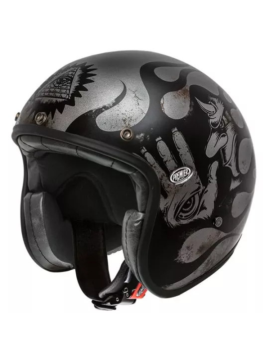 MOTO CASCO JET PICCOLO BD17BM - PREMIER