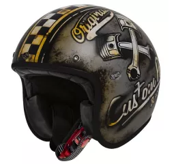 MOTOCICLETA casco jet POCO DECO OP9BM - PREMIER