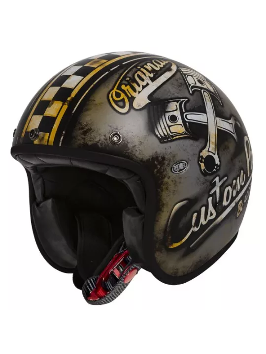 Motorradhelm JET LITTLE DECO OP9BM - PREMIER