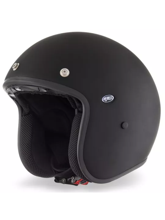 Le Petit Open Face Helmet Le Petit U9Bm Black - Premier