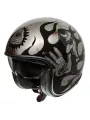 VINTAGE MOTO CASCO JET BD TITANIO - PREMIER