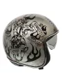 VINTAGE MOTO CASCO JET BD TITANIO - PREMIER