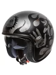 Capacete Jet Vintage Bd17Bm Deco - Premier