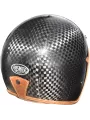 Casque Moto Jet Vintage Classic Carbon Tech Limited Edition - Premier