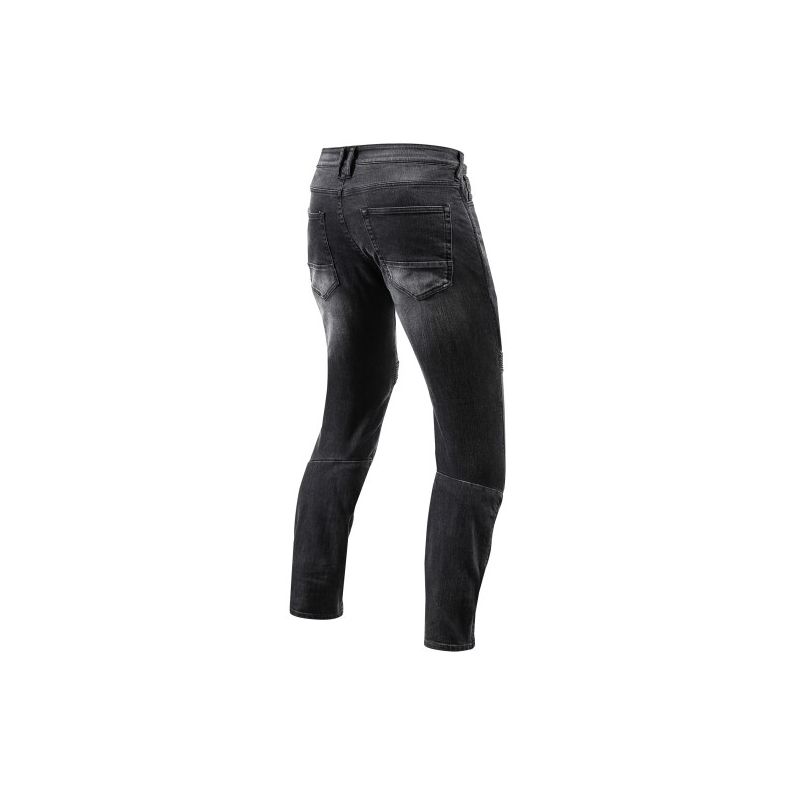 mens moto jeans black