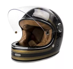 Full Moon Carbon Full Face Helmet - Mârkö (Black/Gold)