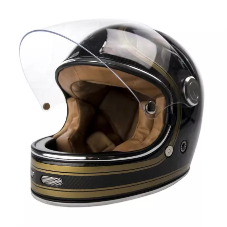 Capacete Integral Full Moon Carbon - M?rkö (Preto/Or)