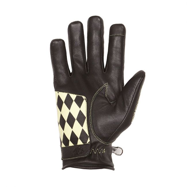 RST Cruz Classic Leather Riding Motorcycle Glove Brown CE APPROVED