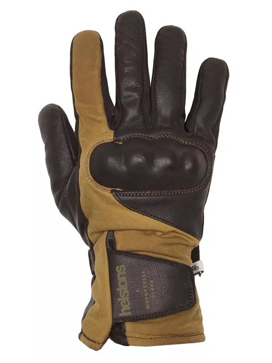 Gants Curtis Hiver Cuir/Tissu Wax - Helstons