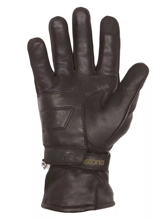 Gants Curtis Hiver Cuir/Tissu Wax - Helstons