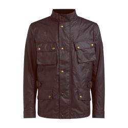 CHAQUETA CROSBY2 TECH WAX MAHOGANY-BELSTAFF