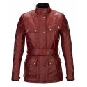 VESTE TRIALMASTER PRO LADY WAX6OZ RACING RED-BELSTAFF