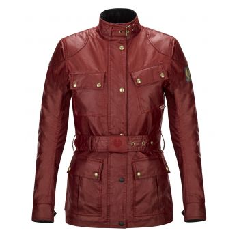 VESTE TRIALMASTER PRO LADY WAX6OZ RACING RED-BELSTAFF
