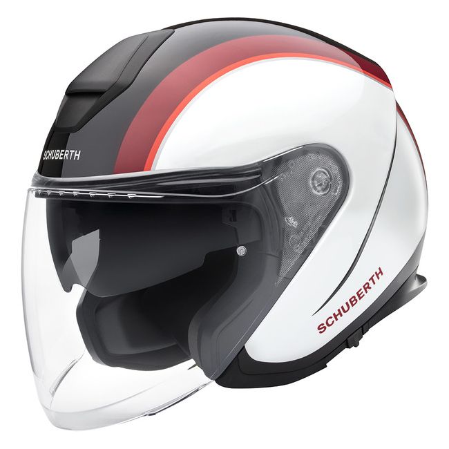 CASCO M1 PRO ECE Outline Red-SCHUBERTH|VINTAGE MOTORS